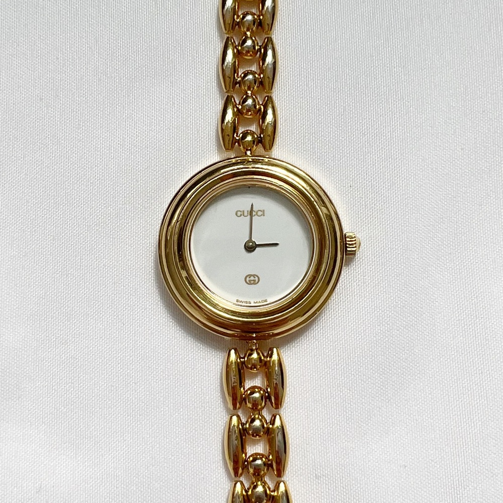 gucci vintage interchangeable gold BEZEL ONLY